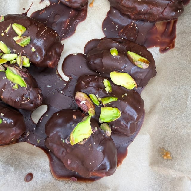Vegan Stuffed Dates.