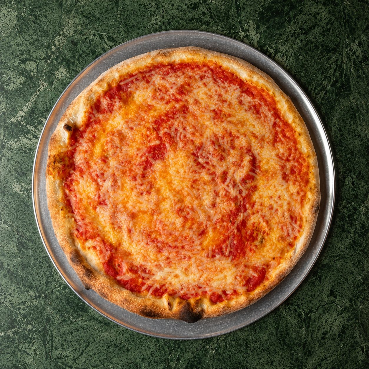 Vegan Cheese Pizza.