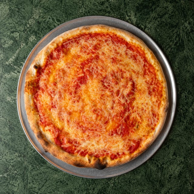 Vegan Cheese Pizza.