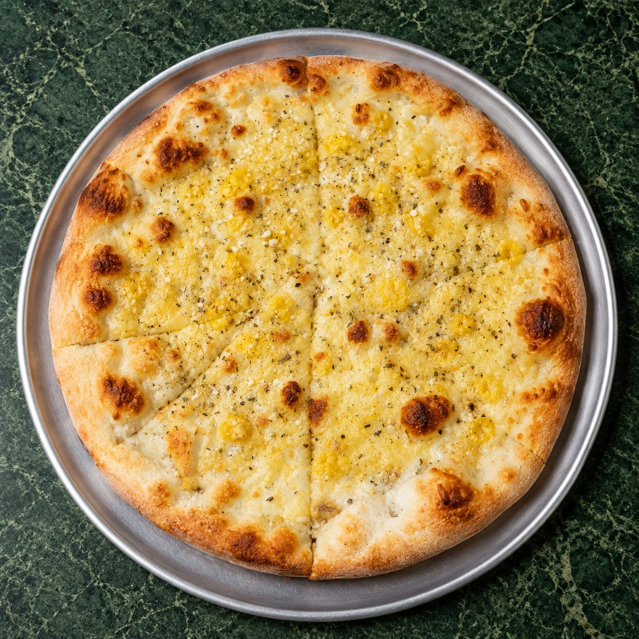 Vegan White Pizza 12”.