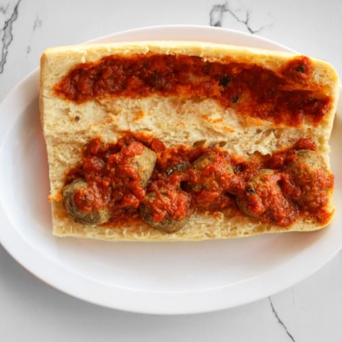 Meatball Sandwich.