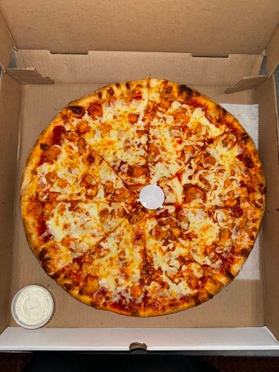 BBQ Chicken Pizza.