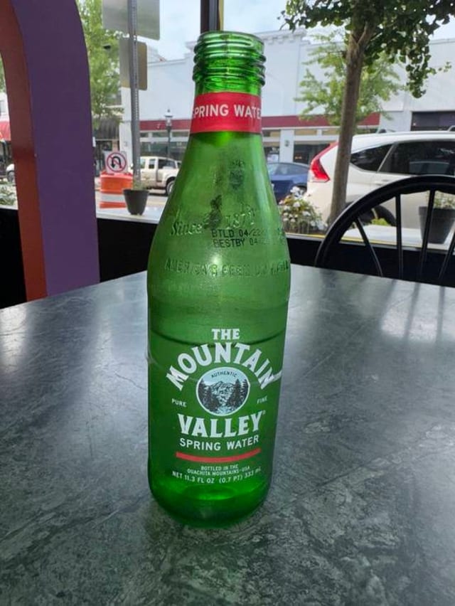 Mountain Valley Spring Water.