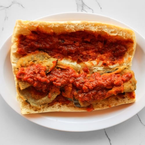 Eggplant Sandwich.